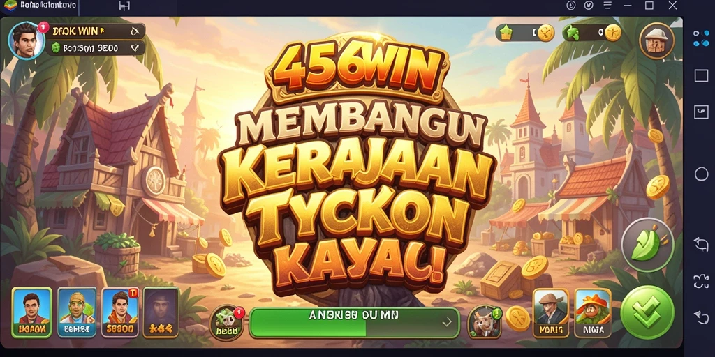 Gameplay 456WIN menampilkan pengelolaan bisnis yang seru dan kompetitif.