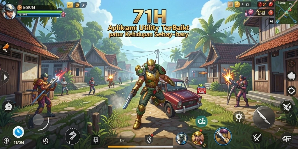 Tampilan antarmuka utama 71H yang ramah pengguna untuk pengelolaan Utility.