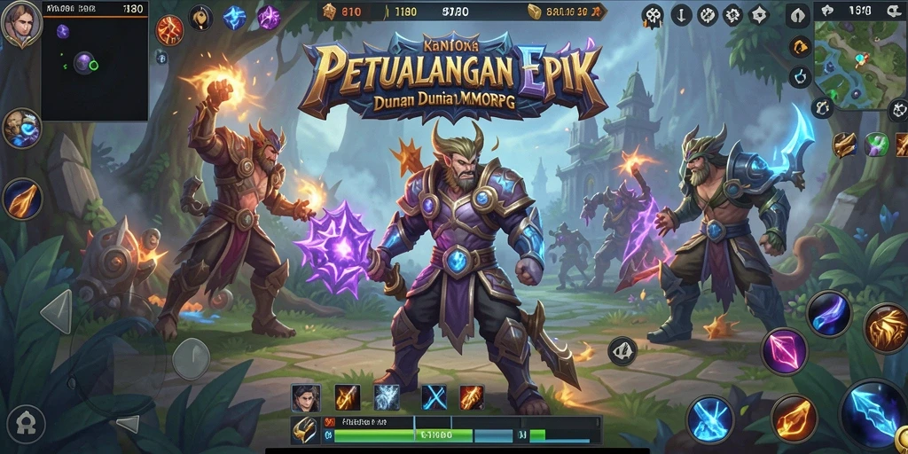 Screenshot utama 8180 menampilkan aksi seru dalam gameplay MMORPG.