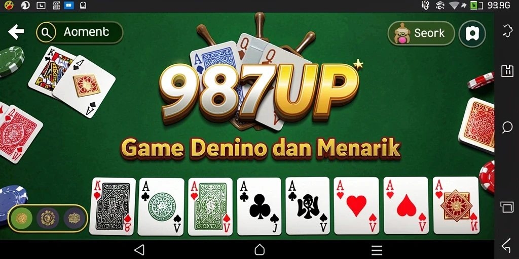 Tampilan menyeramkan dari gameplay seru 987UP Domino.