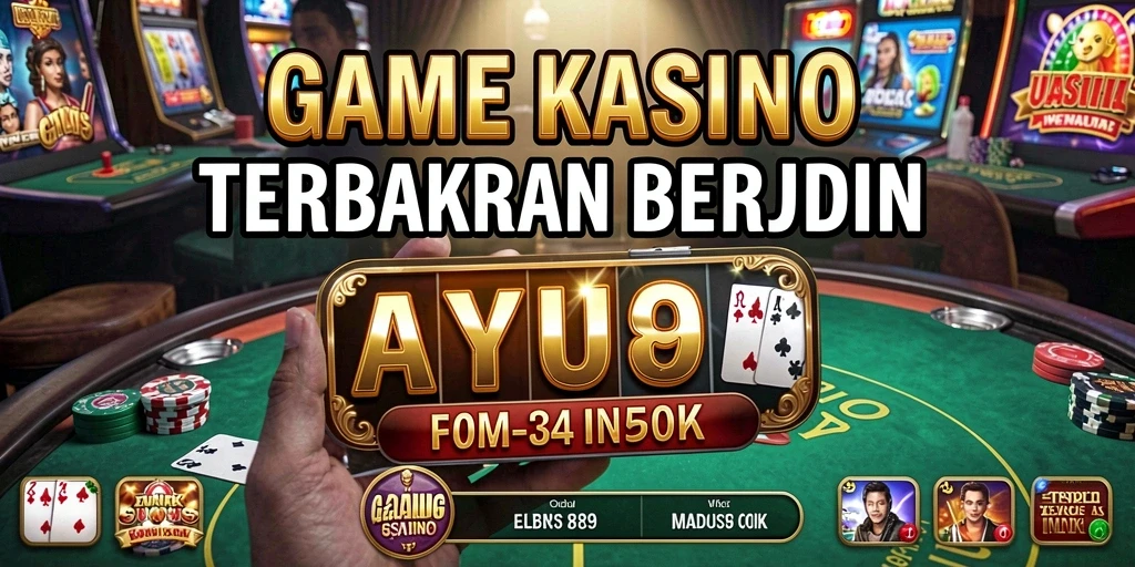 Tangkapan layar AYU89 menampilkan grafis permainan Kasino yang menarik.