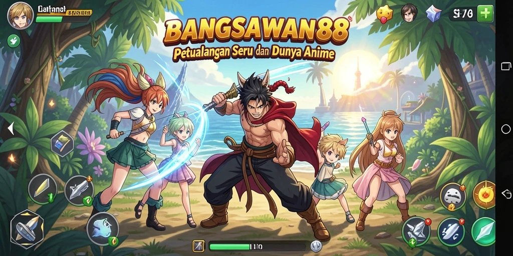 Tampilan gameplay BANGSAWAN88 yang penuh aksi dan petualangan.