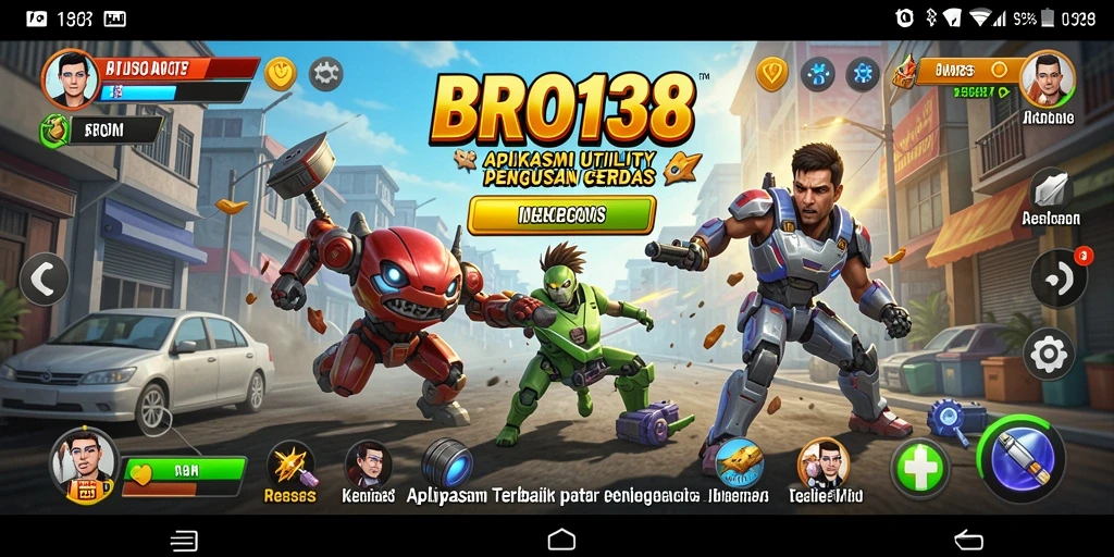 Tampilan antarmuka aplikasi BRO138 yang intuitif dan fungsional.