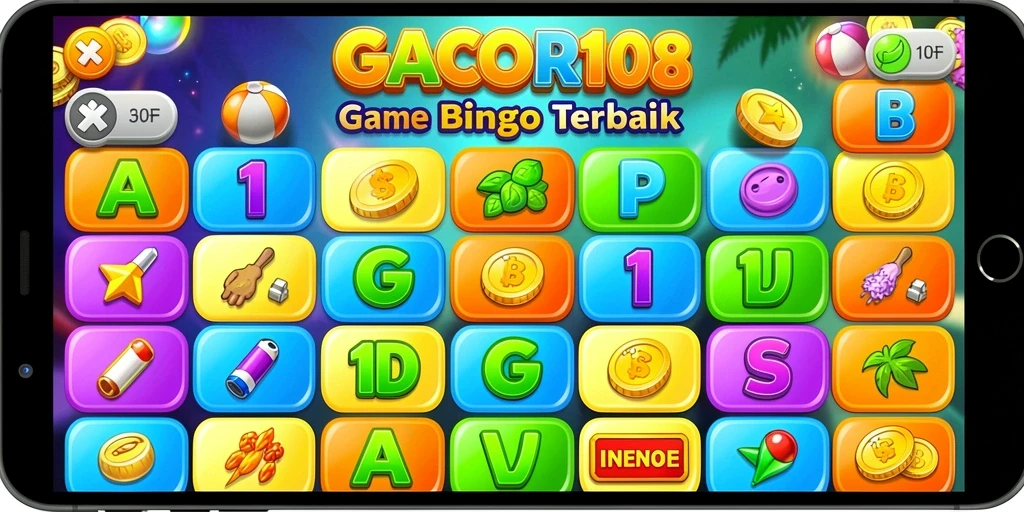 Tampilan menarik dari gameplay Bingo GACOR108 yang menghibur.