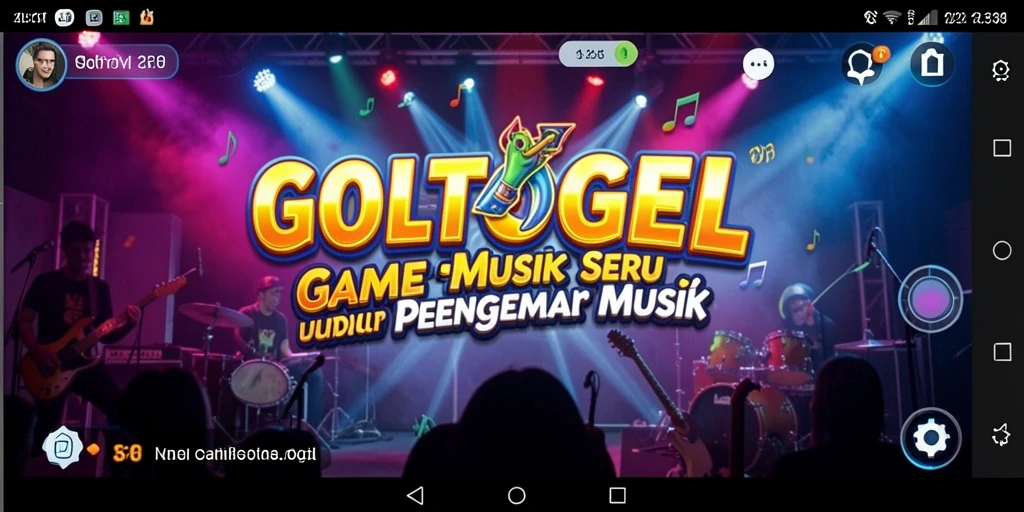 Tampilan gameplay menarik dari GOLTOGEL dengan berbagai lagu.