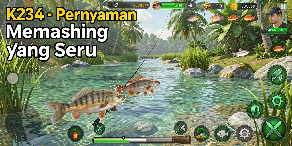 Tangkapan ikan yang mengesankan dalam game K234.