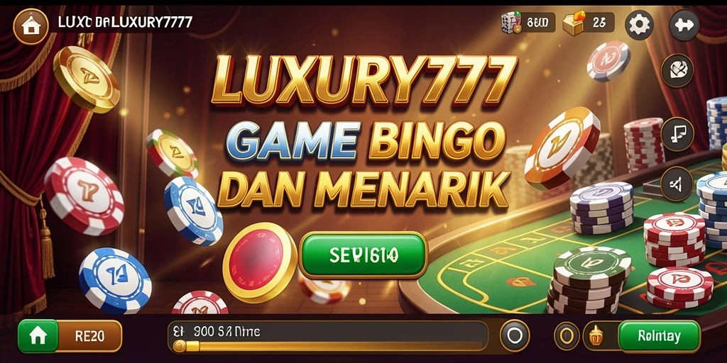 Tampilan menarik dari gameplay Bingo di LUXURY777.