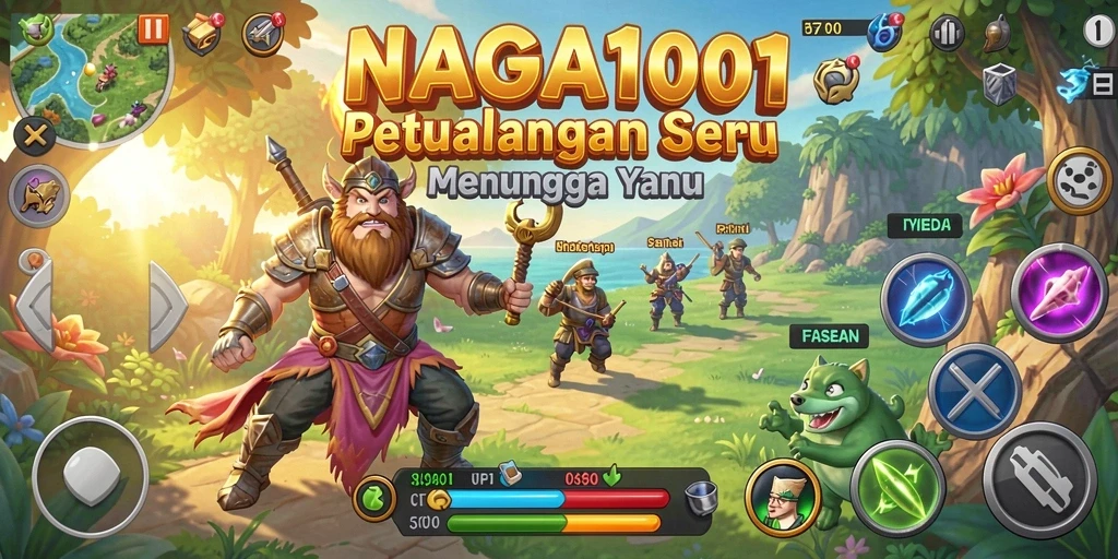 Screenshot NAGA1001 menampilkan gameplay petualangan yang seru dan mendebarkan.