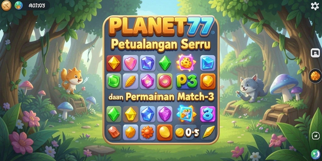Tampilan menarik karakter dan gameplay seru di PLANET77.