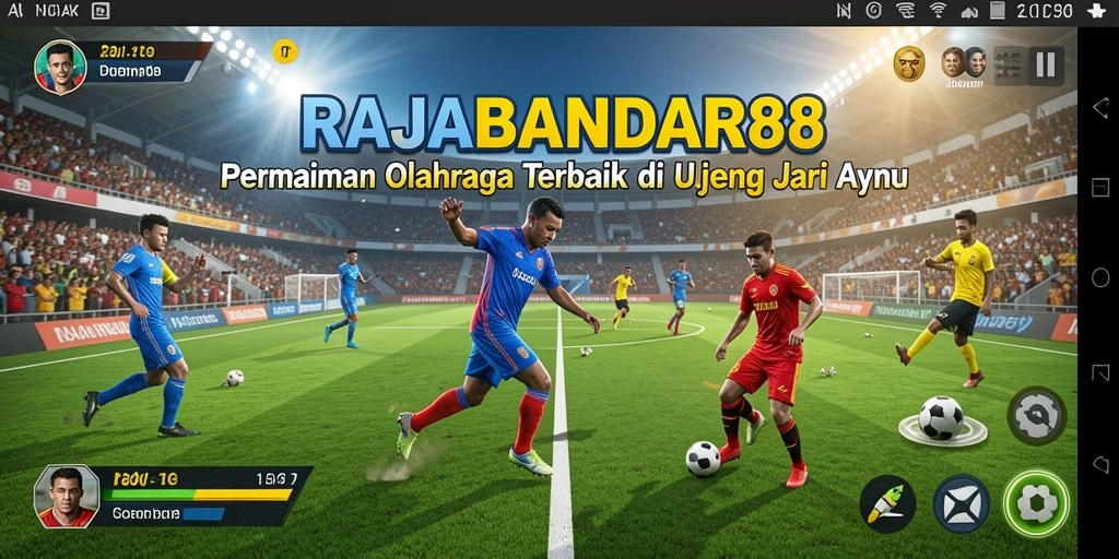 Screenshot gameplay RAJABANDAR88 menampilkan aksi olahraga yang seru.