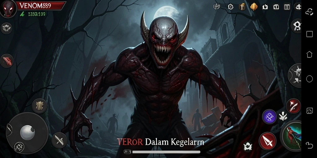 Gameplay menegangkan dengan suasana horor yang mencekam.