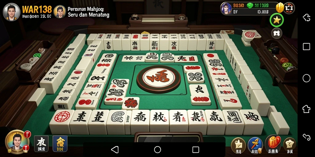 Gameplay menarik Mahjong yang menantang dan menghibur.